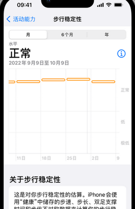 德兴iPhone手机维修如何在iPhone开启'步行稳定性通知'