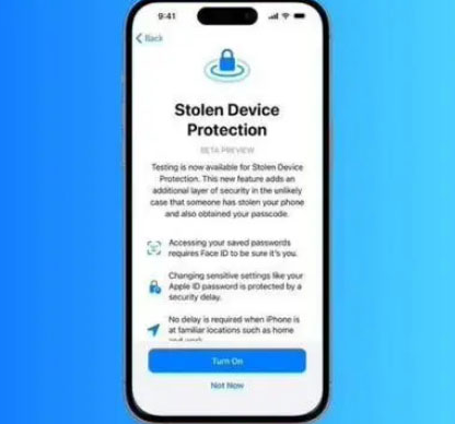 德兴苹果授权维修店分享被盗设备保护功能开启方法 