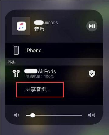 德兴苹果14音频维修点分享iPhone14音频共享设置方法 