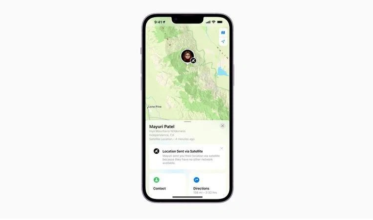 德兴苹果14维修分享iPhone14系列中 FindMy功能通过卫星分享位置方法教程 